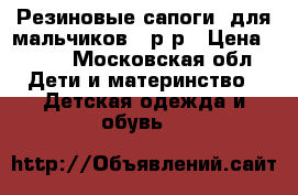 Резиновые сапоги  для мальчиков 23р-р › Цена ­ 500 - Московская обл. Дети и материнство » Детская одежда и обувь   